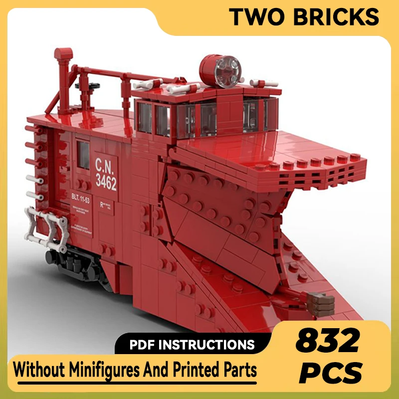 

Technical Moc Bricks Model Car Series Canadian Snow Plow Modular Building Blocks Gifts Toys For Children DIY Sets Assembling