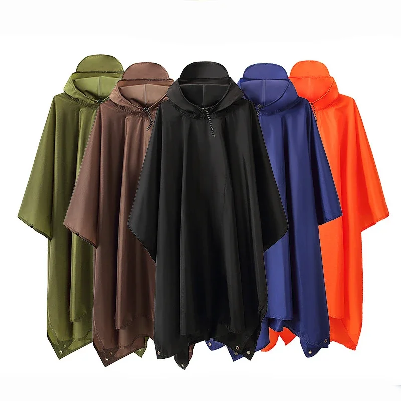 3 In 1 Outdoor Waterproof Raincoat Rain Coat Men Raincoat Women Awning From The Rain Motorcycle Poncho Picnic Mat