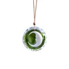 45mm Moon Crystal Suncatcher Mystery Witchcraft Hanging Glass Prism Faceted Rainbow Maker DIY Wind Chimes Pendant Home Car Decor 4