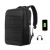 Solar Backpack 12/20W Panel Powered Laptop Bag Water-resistant Large Capacity with External USB Charging Port New men's bag 2