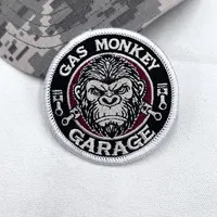 ГАЗОВАЯ МОНЕЖНАЯ ГАРАНДА, тактическая вышивка, вышитая нашивка на крючках и петлях, пришить вышивку, военный значок