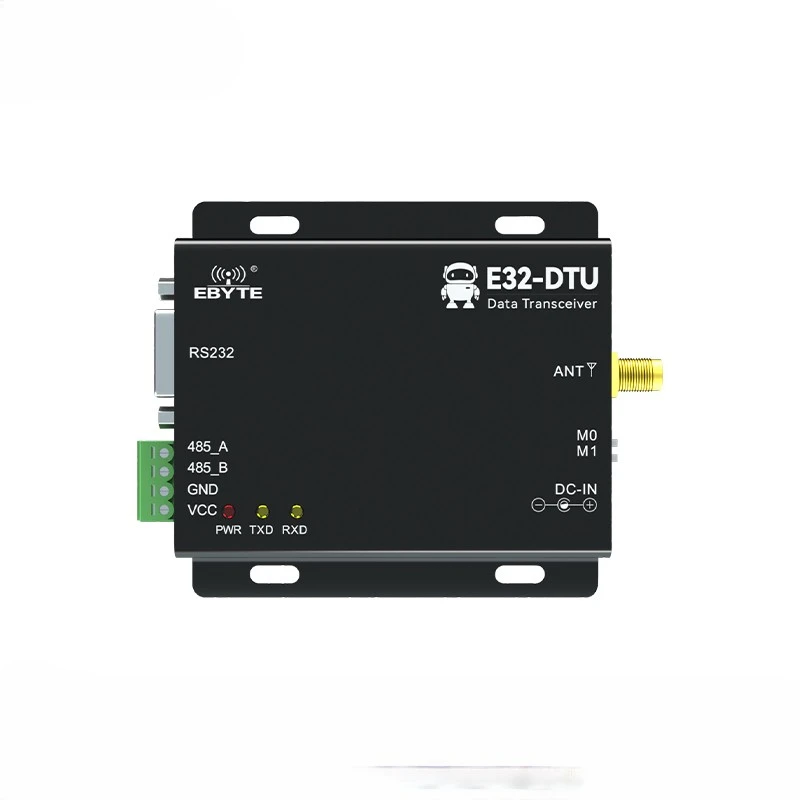 

LoRa промышленное беспроводное цифровое радио RS232/RS485 433 МГц 12 км 33 дБм CDEBYTE E32-DTU(433L33)-V8 LoRa, приемопередатчик широкого спектра