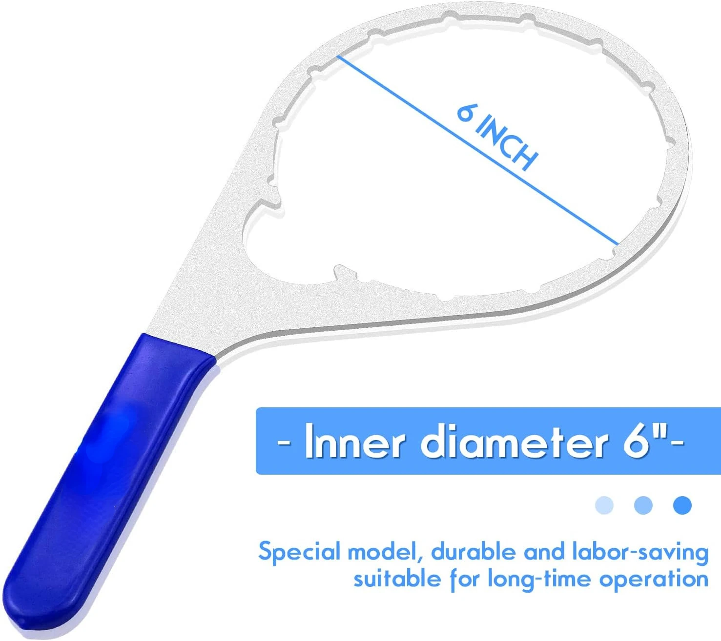 Colar/Vent Fuel Filter Wrench Metal for 380134 382 Compatible with Detroit Truck Engines with 6 inch Inner Diameter