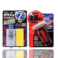 Soft99 Strong Car Glass Oil Film Remover Automotive Sponge Cleaning Brush Windshield Glass Oil Film Cleaner for Car Cleaning