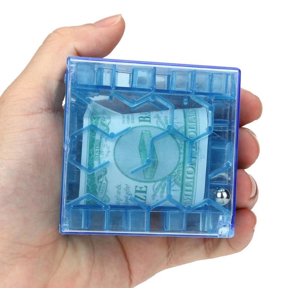 Money Maze Puzzle Box Perfect Money Holder Puzzle & Brain Teasers Fun Cash Cube Maze Bank Party Favors for People You Love