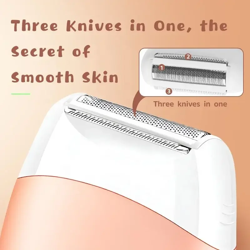 USB Charging Waterproof Body Razor Epilator Kemei Km-3213 Mini Design Fast Filling Without Skin Damage Body Hair Remover