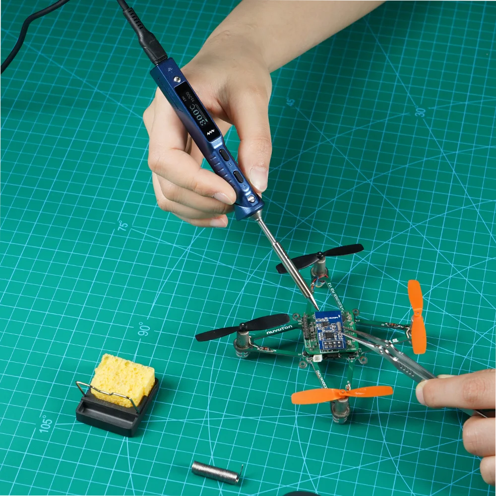 TS101 Soldering Iron Portable Adjustable Temperature Digital Solder Station TS-BC2 Tip PD3.1 90W TS100 Upgrade 2