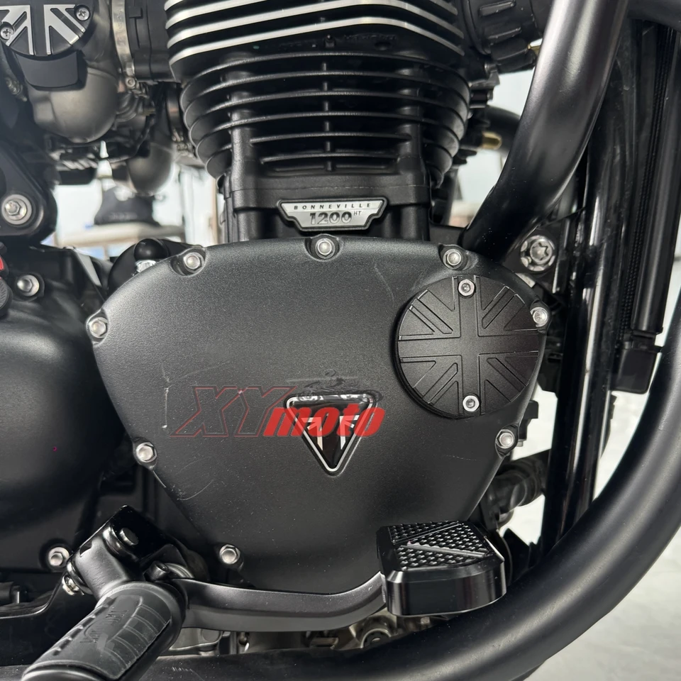 Motorbike Clutch Badge & Acg Inspection Cover For Triumph Street