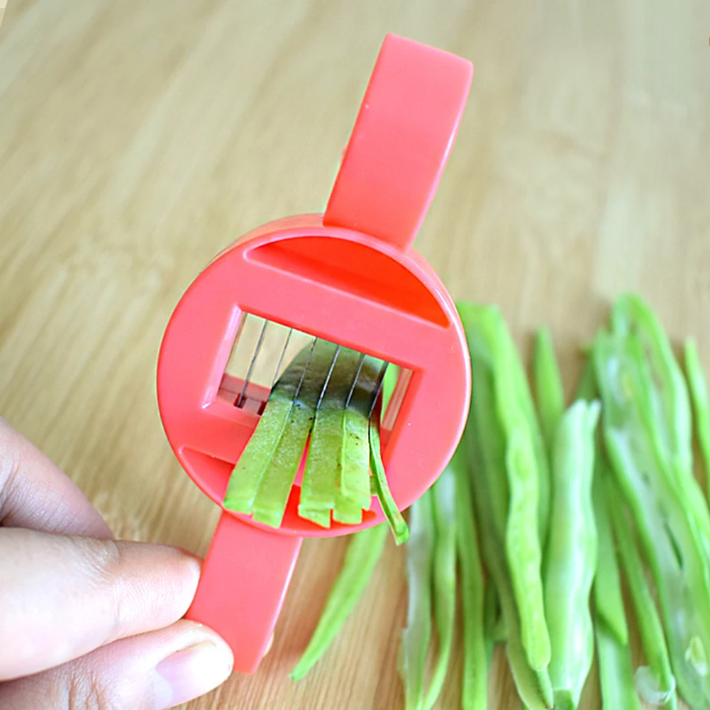 Mini Bean Pulling Shredder Multifunctional Vegetables Cutter Kitchen Supplies