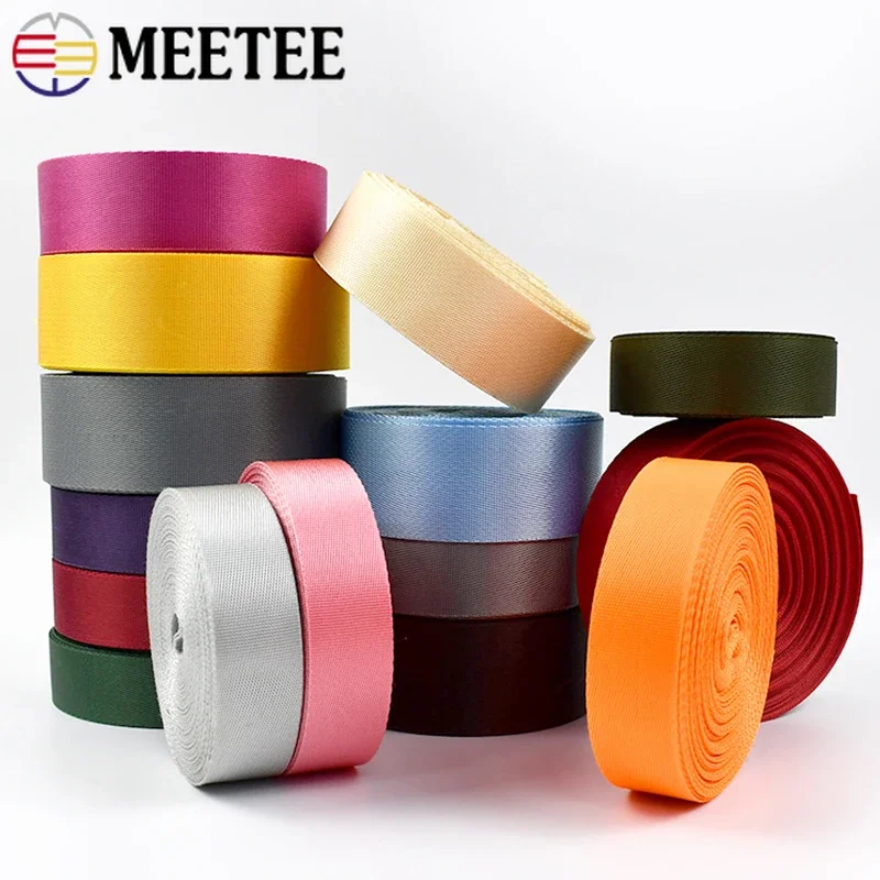 Versatile Nylon Webbing Strap - Decorative Ribbon for Crafting and Accessories