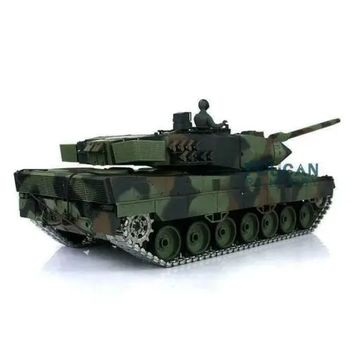 Heng Long 1/16 7.0 Upgraded Leopard2A6 RC Tank 3889 W/ 360° Turret Barrel Recoil Ready to Run Model TH17582 2
