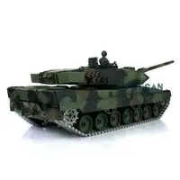 Heng Long 1/16 7.0 Upgraded Leopard2A6 RC Tank 3889 W/ 360° Turret Barrel Recoil Ready to Run Model TH17582 2