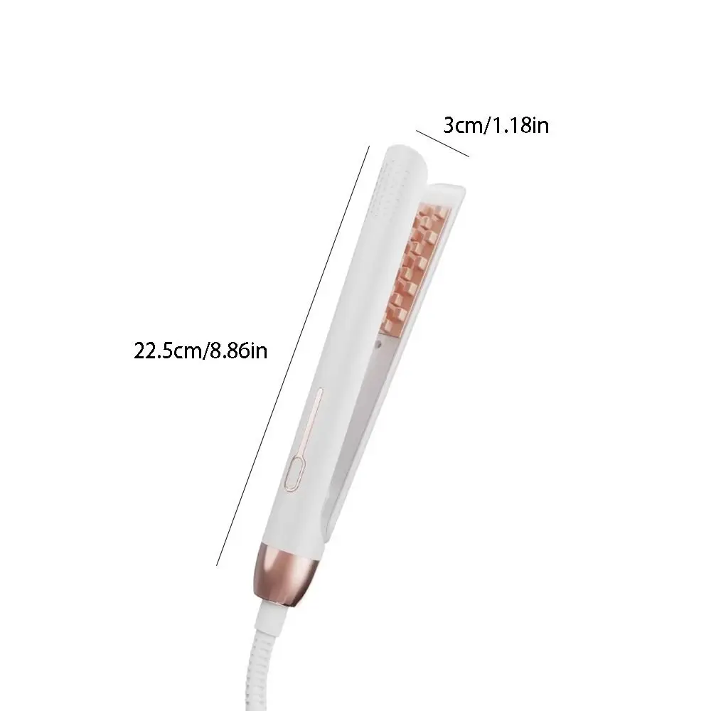 Corn Hair Quick Heating Hair Straightener Clip-In Design Negative Ion Flat Iron Professional Styling Tool Salon