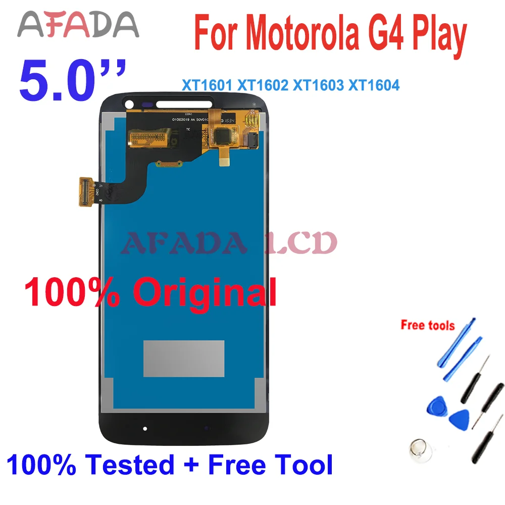 ЖК-дисплей 5,5 дюйма для Motorola G4 Play XT1601 XT1602 XT1603 XT1604, сенсорный экран с дигитайзером в сборе, сменный ЖК-дисплей, оригинал