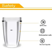 Extracteur de tasse de presse-agrumes 18oz 24oz 32oz, lame croisée, pièces de rechange pour mélangeur, lame d'extraction pour série NutriBullet 600w 900w 5