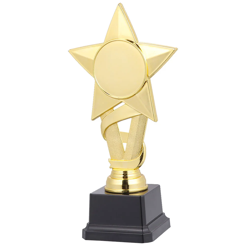

2 Pcs Decorate Children's Small Trophy Children’s Toys Plastic Trophies for Reward