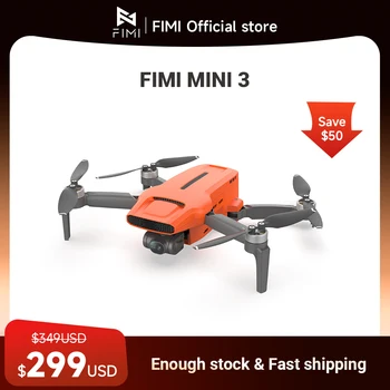 FIMI MINI 3 drone 4k fotocamera professionale 60fps con sensore 48MP 245g Portata leggera 9 km Video notturno Potenza AI FAA