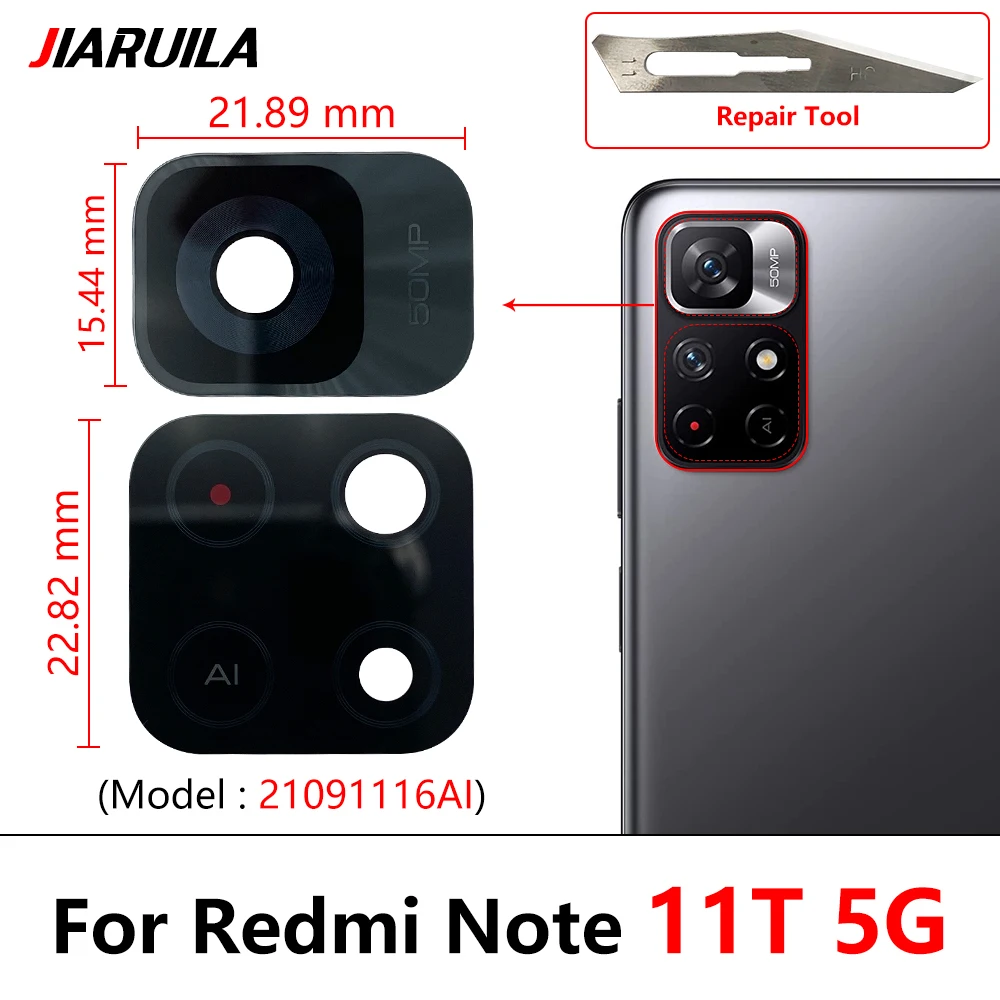 Premium Rear Camera Glass Lens Cover with Adhesive