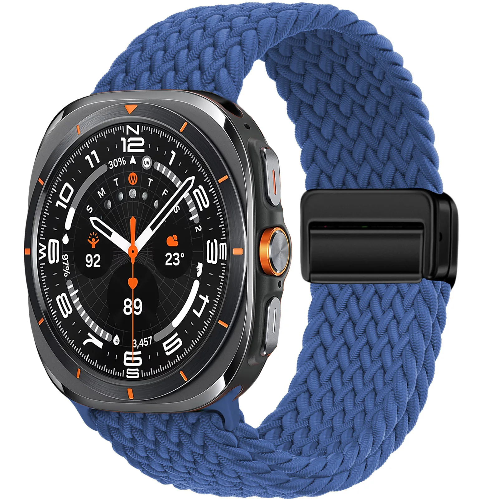 Braided Magnetic Nylon Bracelet Strap