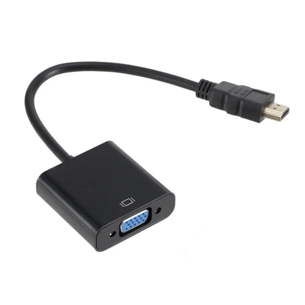 1080P HDMI-compatible to VGA Adapter Cable Digital to Analog Converter For Xbox