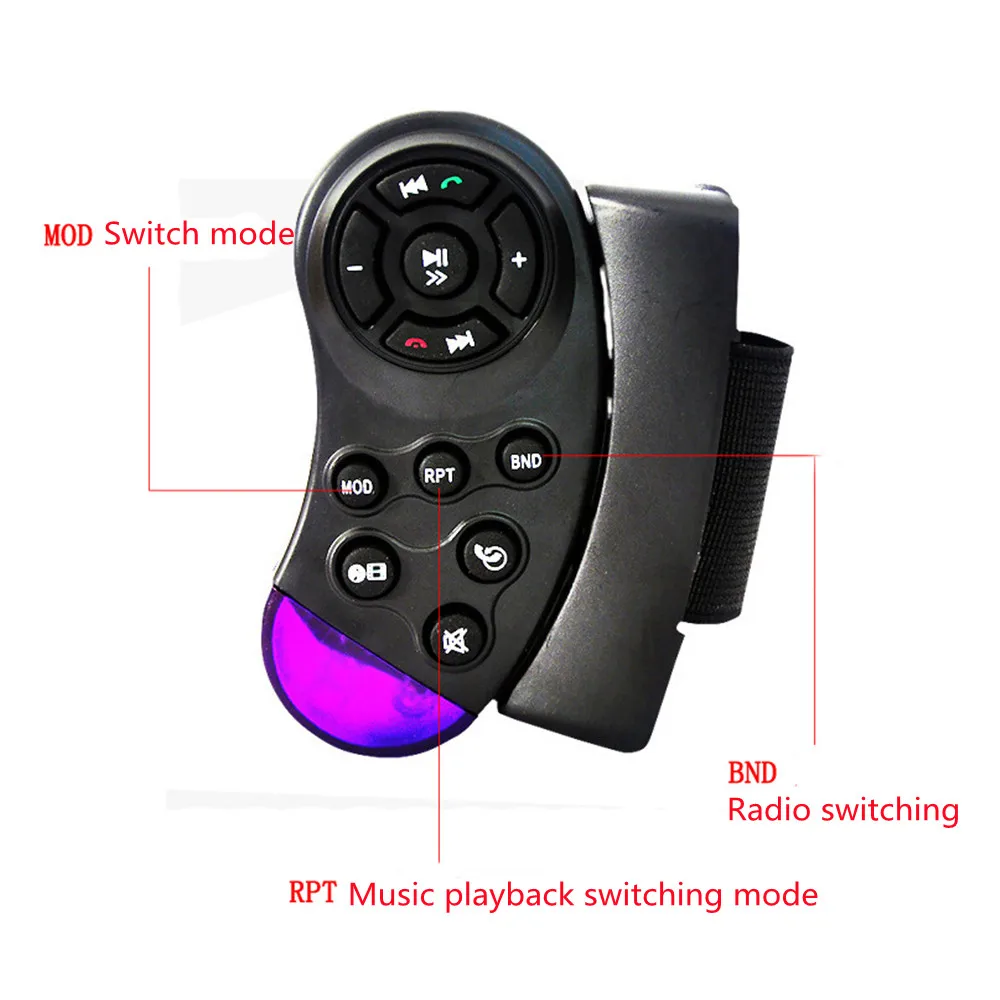 11-Key Universal Car Steering Wheel Remote Control Multimedia Player Wireless Control For Car Radio DVD VCD without Battery 2023