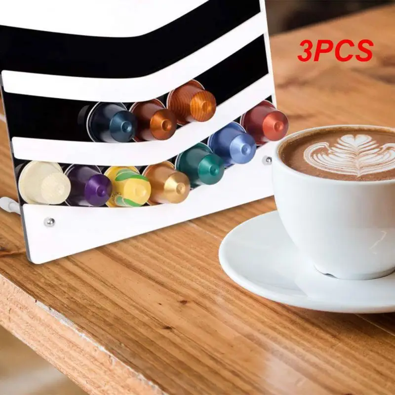 

3PCS Coffee Capsules Organizer Coffee Capsule Stand Coffee Capsule Holder Durable Coffee Pods Holder Wholesale