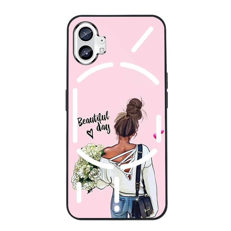 Sleek Black Silicone Bumper Phone Case Cover