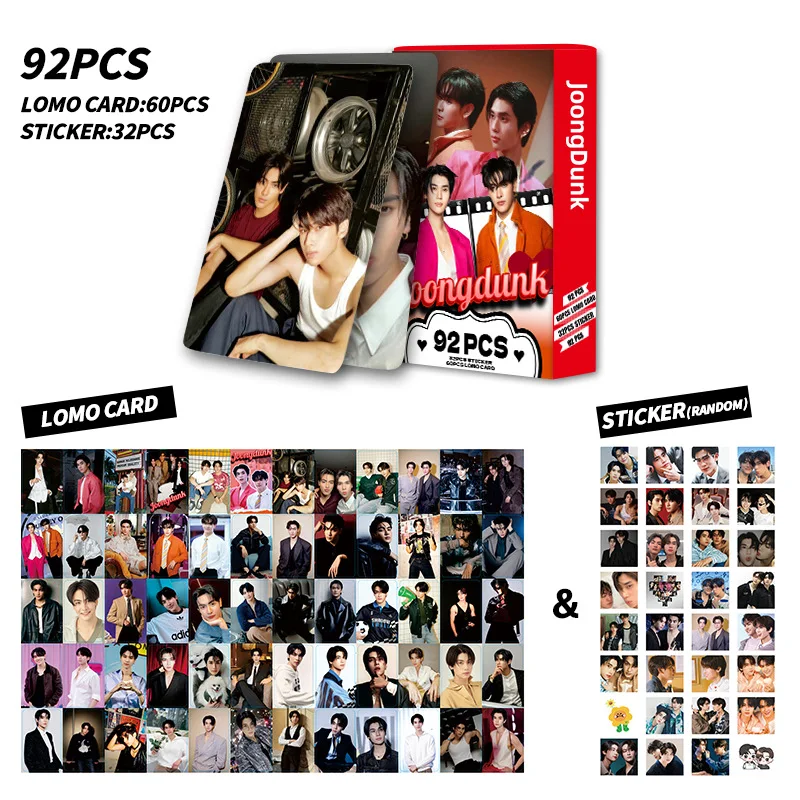 92Pcs/Set Thailand Stars Joong&Dunk Laser Lomo Card