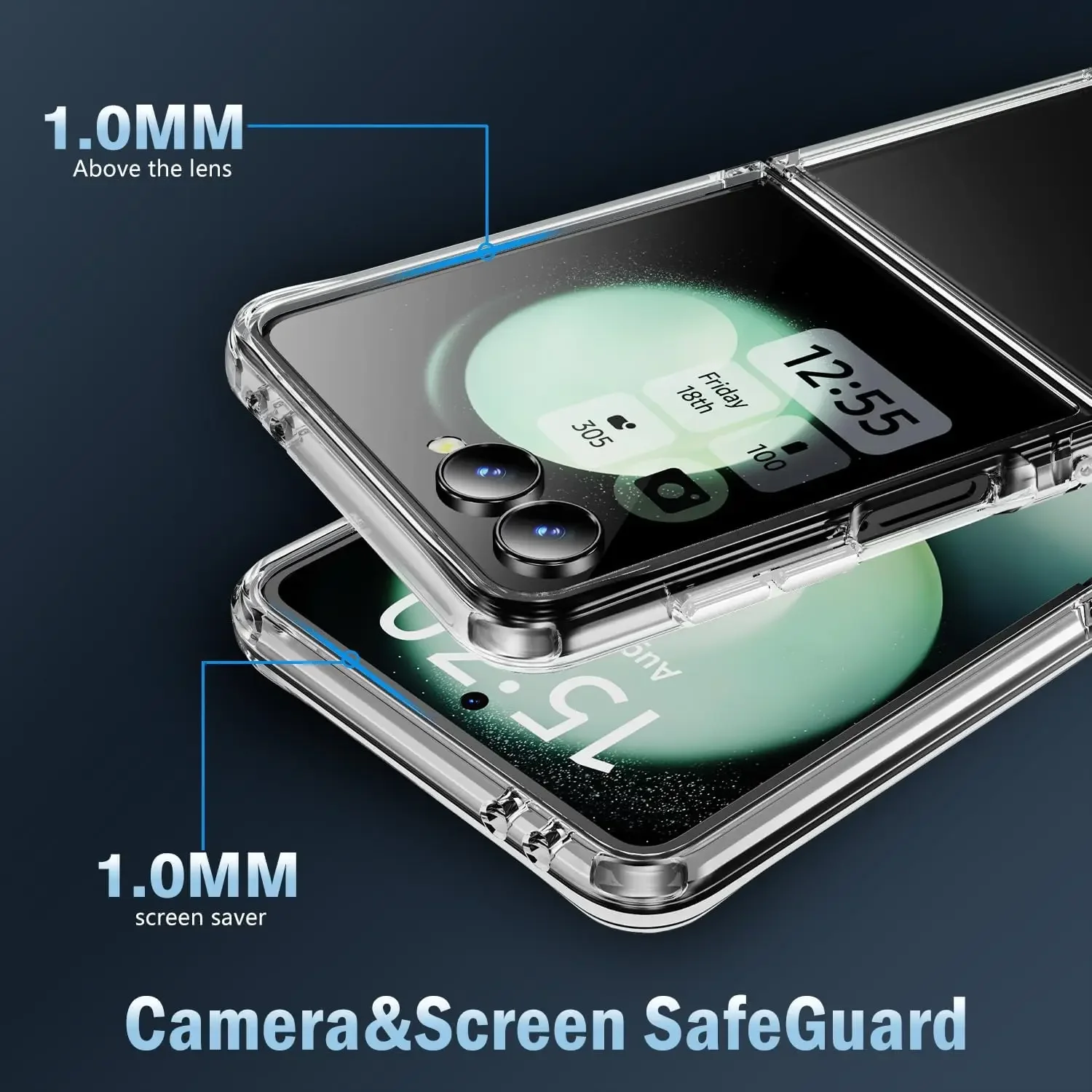 Ultra Clear Shockproof Transparent Hard Case - Durable Protective Shell