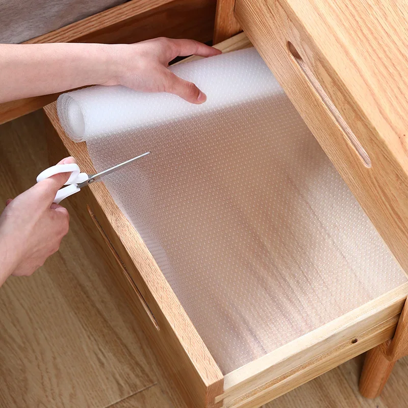 Description Picture 3 of item3M EVA Environmentally Cabinet Mat Refrigerator Drawer Mat Shelf Cover Liners Non Slip Waterproof Closet Placemat Table Pad