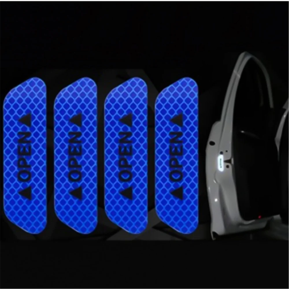 자동차 액세서리 도어 반사 스티커 아우디 A3 A4 B6 B8 A6 C5 C6 80 B5 B7 A5 Q5 Q7 TT 8P 100 8L C7 8V A1 A3 Q3용