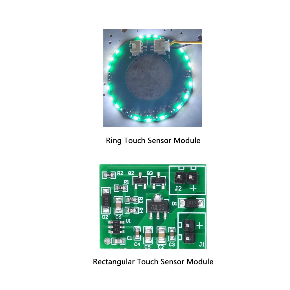 Modulo Di Emissione Della Luce A Led Con Sensore Tattile Modulo Driver Da Tavolo A Induzione Rettangolare Rotondo Per Tavolo Da Fiume Luminoso Notturn