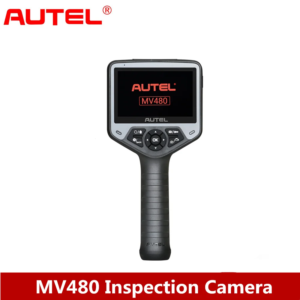

Autel MaxiVideo MV480 Инспекционная камера 1080P HD, промышленный эндоскоп, Видеоскоп с аудио аннотацией, двойной камерой
