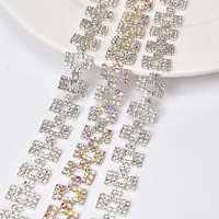 1 ياردة موضة الزفاف اللؤلؤ شرابة الزخارف كريستال حجر الراين سلسة ورد الشريط لتقوم بها بنفسك فستان الزفاف أغطية الرأس حقائب أحذية الديكور 5