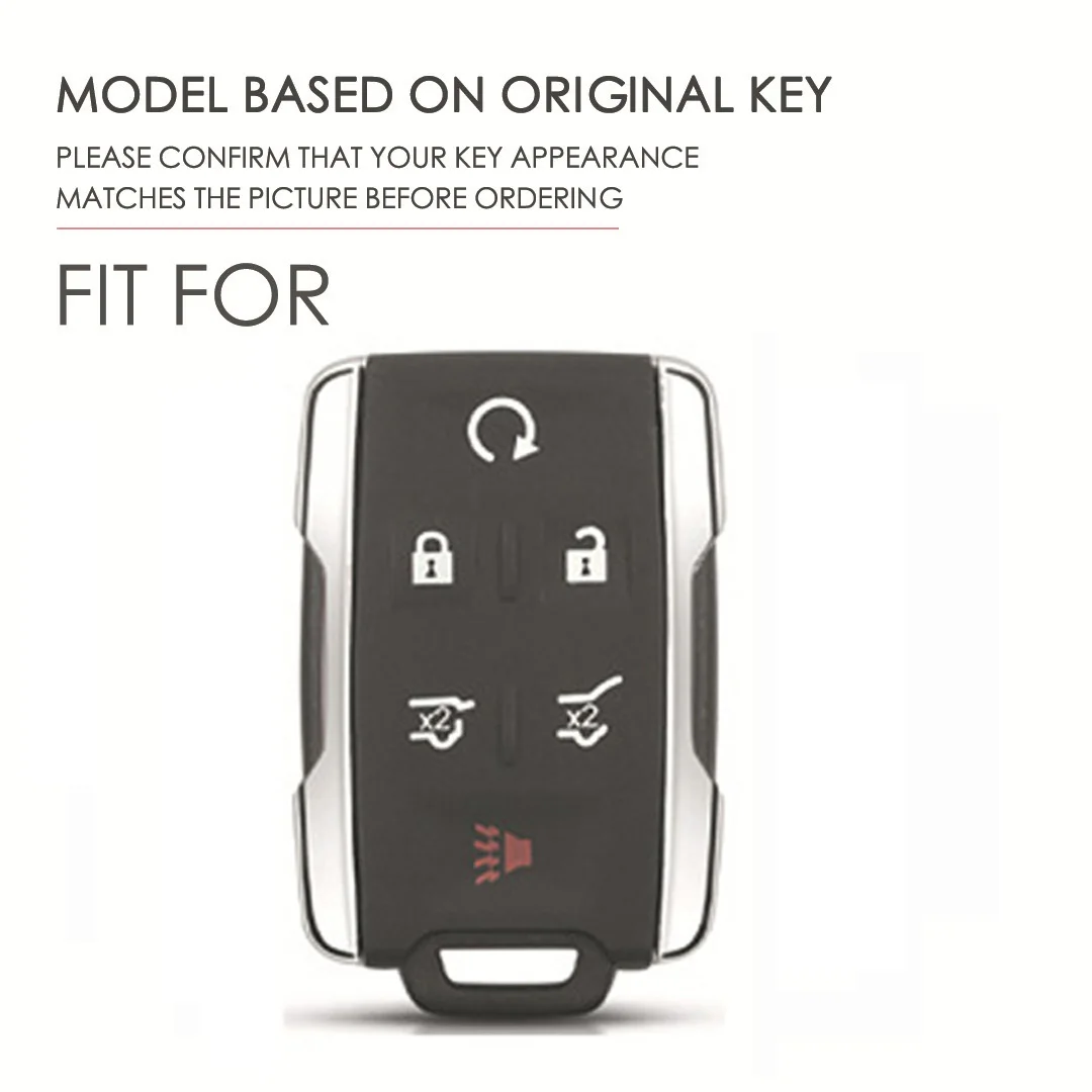 Portachiavi in lega per auto custodia per telecomando portachiavi per GMC Yukon XL Sierra Terrain Acadia per Chevrolet Tahoe 2015 - 2020 6 Portachiavi in lega per auto custodia per telecomando portachiavi per GMC Yukon XL Sierra Terrain Acadia per Chevrolet Tahoe 2015 - 2020 - S5847c0bd2e484d38a2c9b8710d8f96d4Y