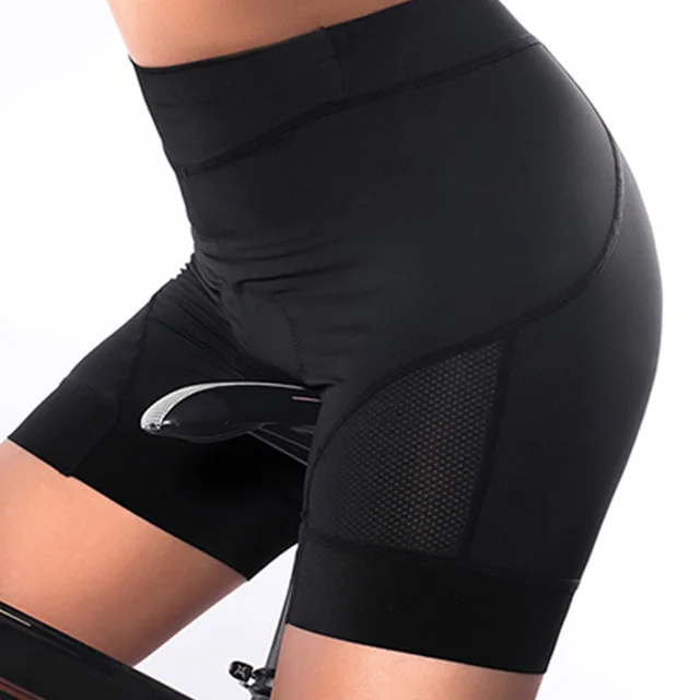 Women Bike Padded Shorts High Waist 3D Padded Bike Cycling Shorts Hip Protecter Breathable Workout Active Shorts Tights