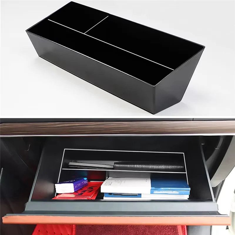 토요타 프라도 2010-2020용 라스팅 수납함 수납함 칸막이 조수석 수납함 내부 개조 브래킷