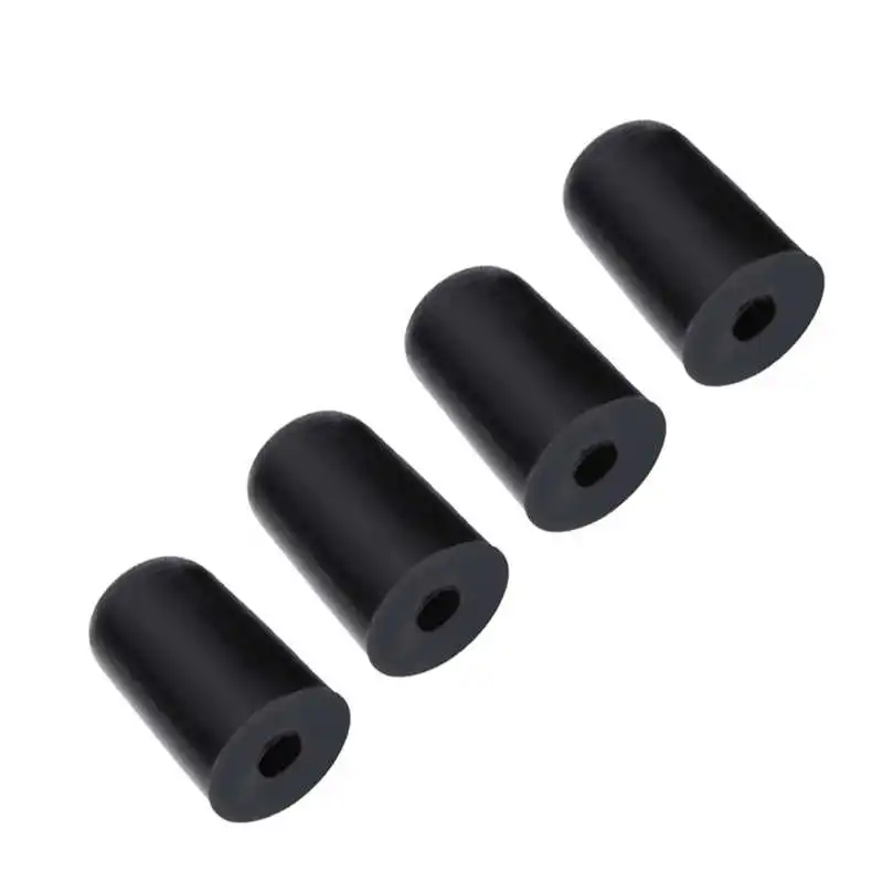 4Pcs Black rubber tip for cello endpin non slip cap instrument protector cello support parts