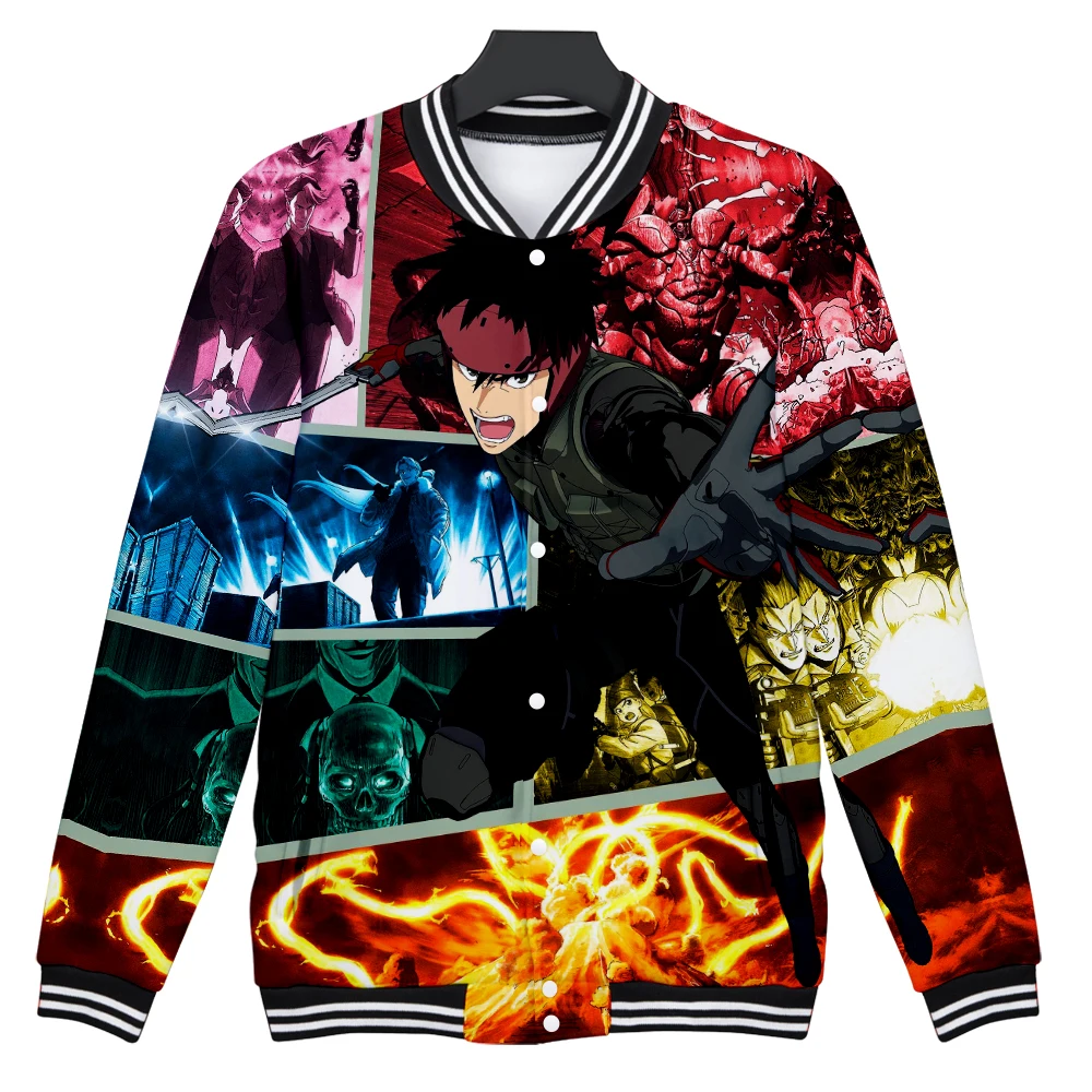 

2022 Spriggan Anime Baseball Uniform Sweatshirt Women Men Jacket Long Sleeve Harajuku Streetwear Casual Style 3D Clothes