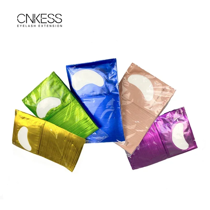 CNKESS OEM/ODM 속눈썹 연장을 위한 젤 패드 아래 최고의 린트 프리 아이 마스크 패치 젤 콜라겐 크리스탈 아래 아이 패치 라텍스 패드