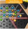 Chain Triangle Chess Game Triggle Rubber Band Game Educational Interactive Game Battle Set For Family Party Gift 4