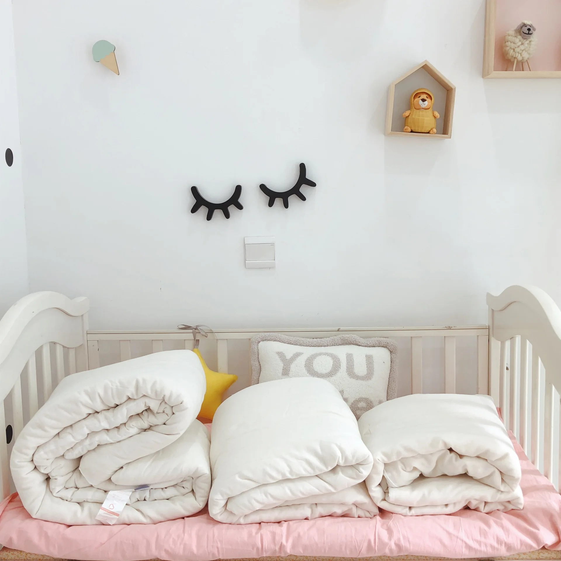 Cotton Baby Cotton Quilt Core Four Seasons Universal Quilted 120x150cm Children's Quilt CJ34