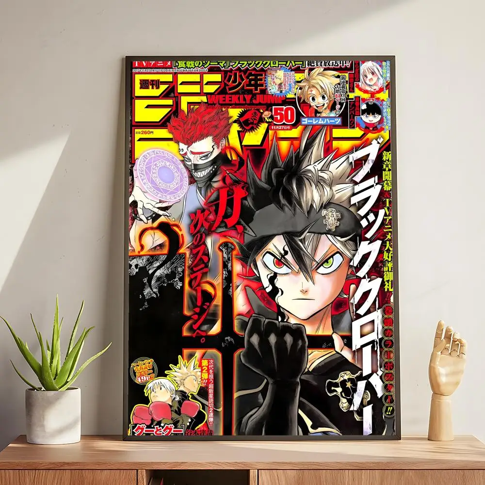 Black Clover Anime Poster - Stylish Wall Art for Home, Office, or Restaurant Decor