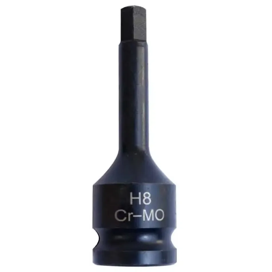 1/2 Inch Impact Hex Socket Bit 78mm Long H4-H14 Allen Key Wrench Head For Power Tool
