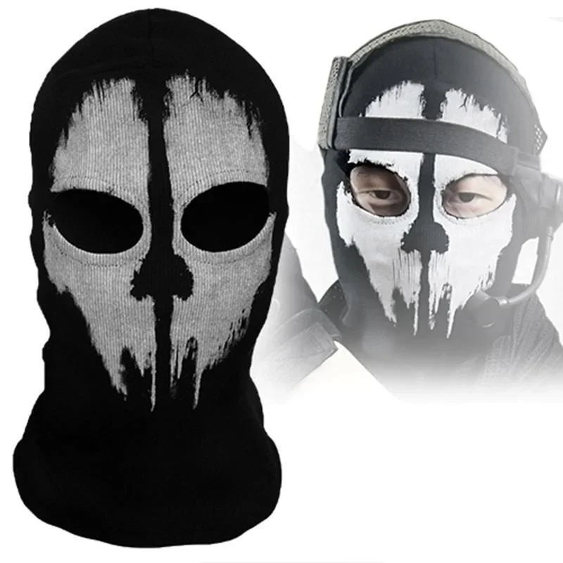 1 Stück Roman Balaclava Ghost Skull Bike Motorrad Helm Kapuze Ski Sport Hals Gesichtsmaske – Detail 4