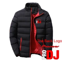 2025 DJ Pioneer PRO impression hommes automne et hiver décontracté quatre couleurs coton rembourré veste col montant manteaux coupe-vent 3