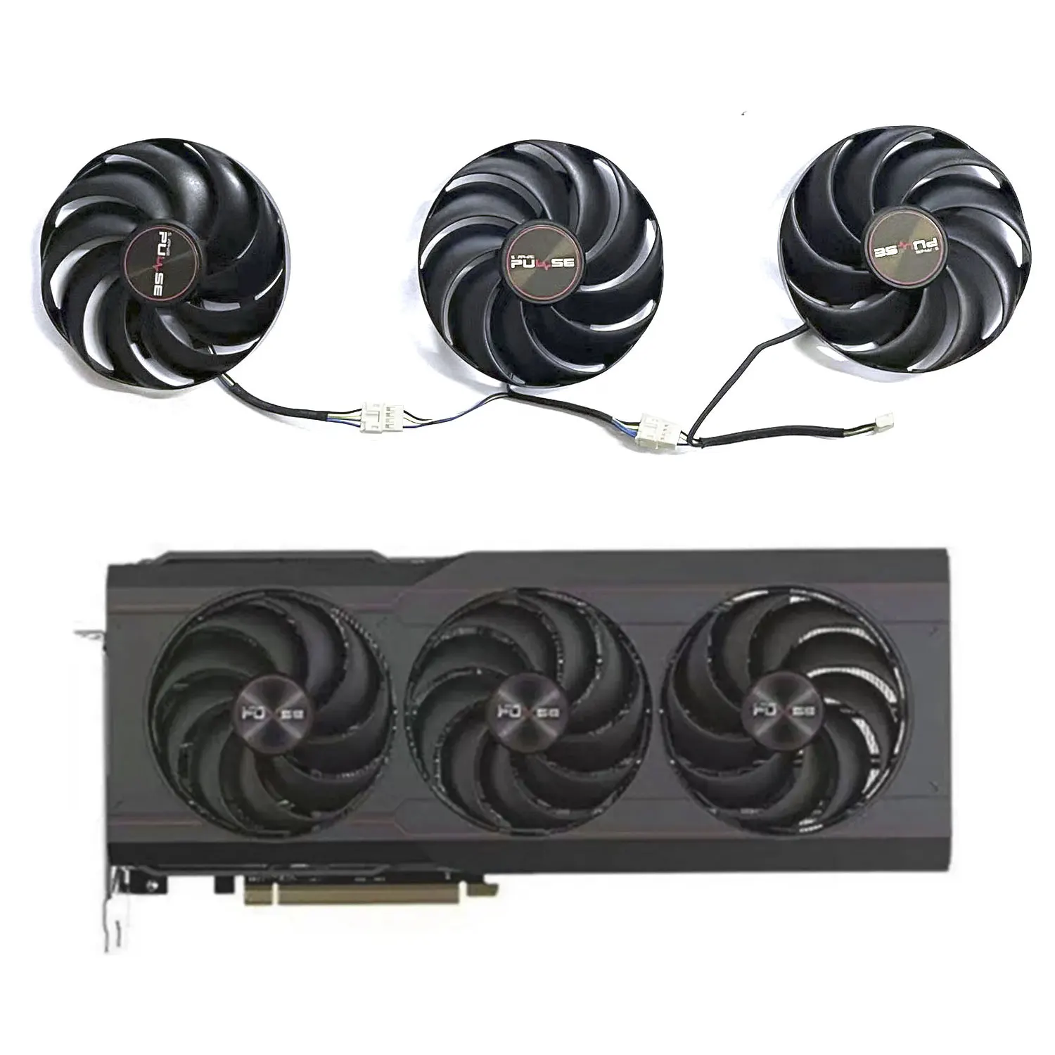 Ventola A 3 Ventole Originale 85Mm 4Pin Fdc10H12D9-C Ventola Gpu Nuova Di Zecca Per Scheda Grafica Da Gioco Sapphire Pulse Amd Radeon Rx 6800 6800Xt