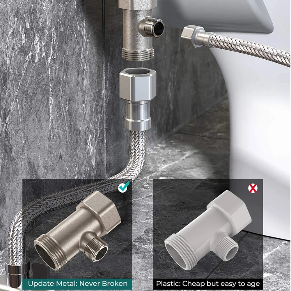 Description Picture 6 of itemBidet Attachment for Toilet Ultra-Slim Self Cleaning Fresh Cold Water Sprayer Bidets for Existing Toilets with Pressure Controls