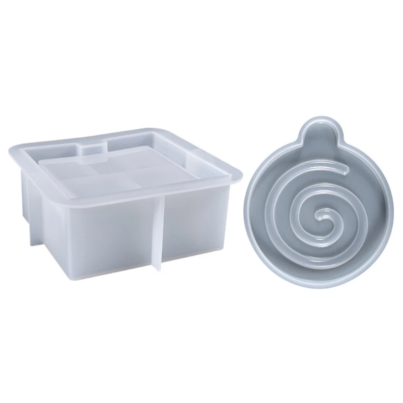 

Tea Tray Square Silicone Epoxy Resin Mold Storage Box Mold Used to Make Pieces Coasters