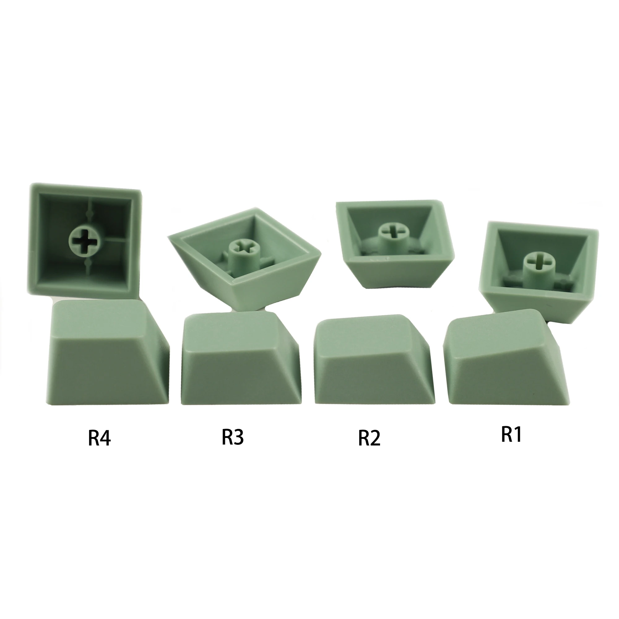 Teclas alfanuméricas, DIY, 1U, R1, R2, R3, R4, 100 pcs